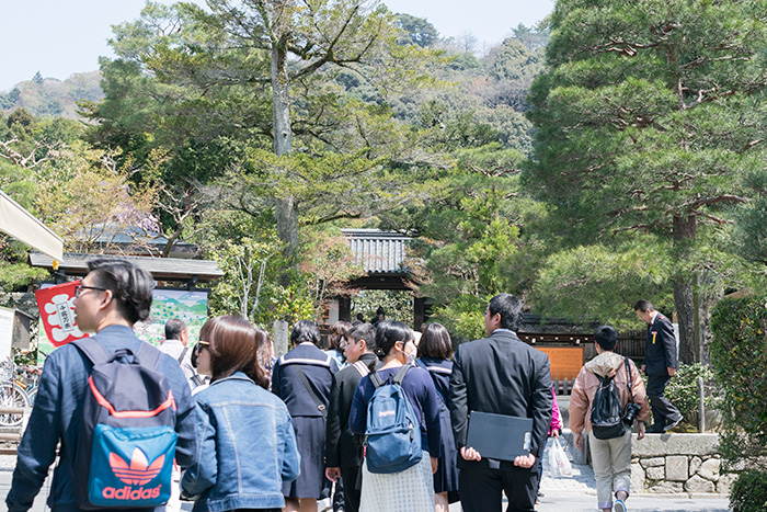 銀閣寺参道の写真_北白川 懐旧の京町家